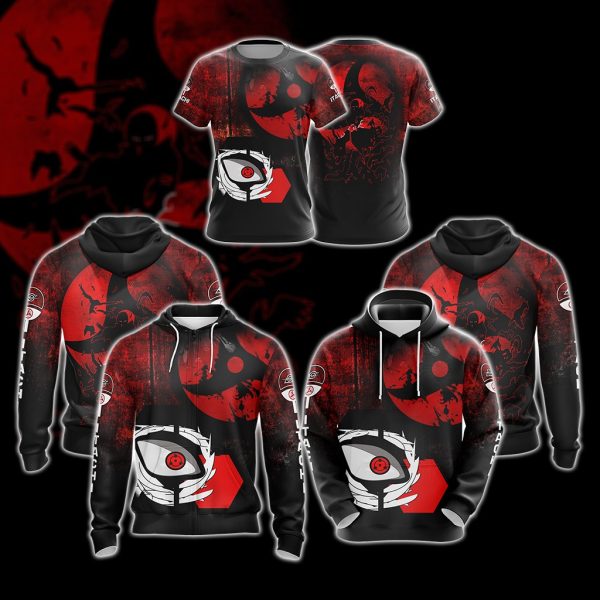 Naruto - Itachi Uchiha's Mangekyou Sharingan Unisex 3D T-shirt