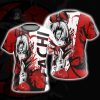 Naruto - Itachi Uchiha and his Mangekyou Sharingan Unisex 3D T-shirt