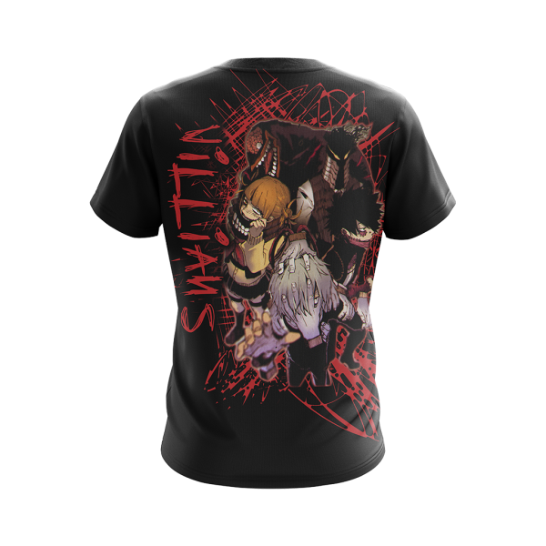 My Hero Academia Villian Group Unisex 3D T-shirt