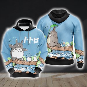 Totoro Unisex 3D T-shirt Hoodie S 