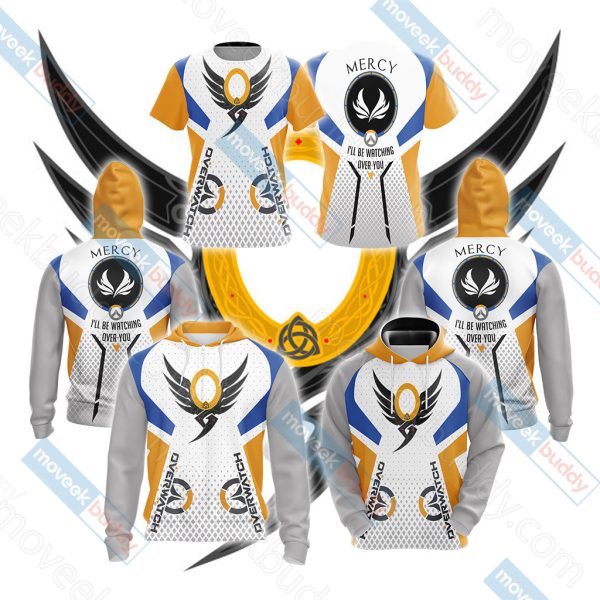 Overwatch - Mercy Valkyrie Unisex 3D T-shirt