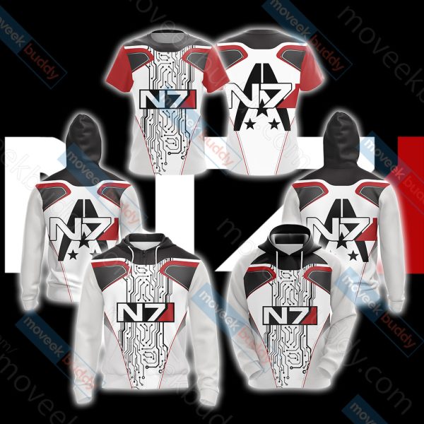 Mass Effect - N7  New Style Unisex 3D T-shirt