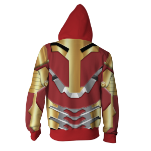 Iron Man 3 XLII Cosplay Zip Up Hoodie Jacket   