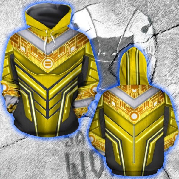 Power Ranger ZEO Cosplay 3D Hoodie S Gold Ranger