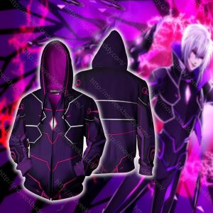 Elsword Add Cosplay Zip Up Hoodie Jacket XS  