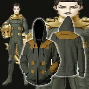 Shin Megami Tensei: Strange Journey Cosplay Zip Up Hoodie Jacket XS