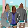 Bojack Horseman Cosplay Zip Up Hoodie Jacket XS