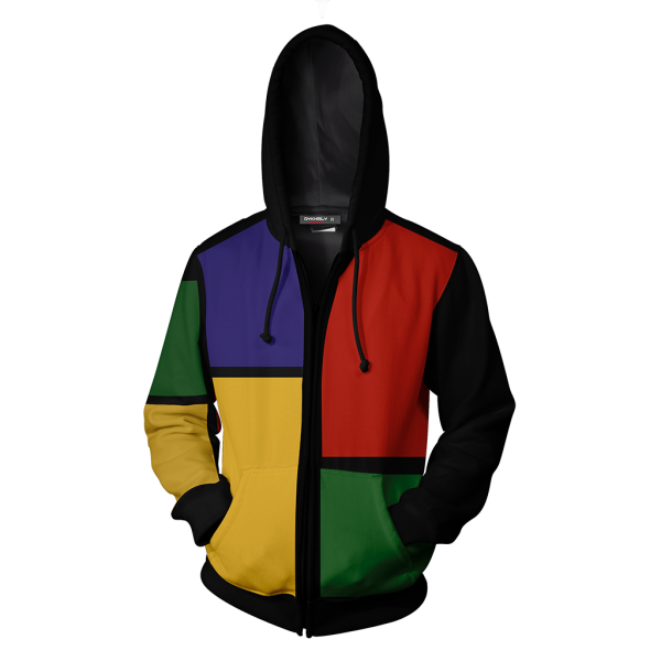 The Fresh Prince of Bel-Air: Deck The Halls Will Smith Cosplay Zip Up Hoodie Jacket