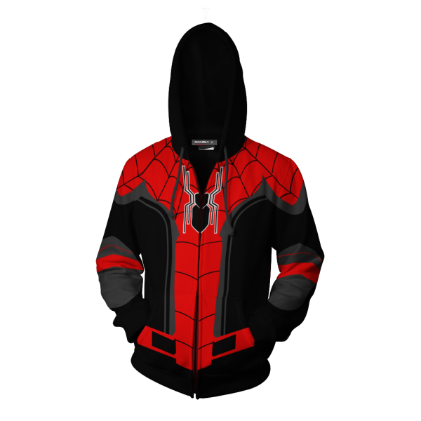 Spider-Man: Far From Home Cosplay Zip Up Hoodie Jacket