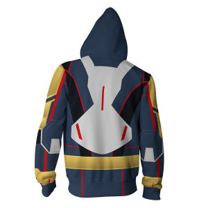 The Wasp Cosplay Zip Up Hoodie Jacket   