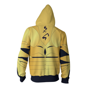 Fate/ Stay Night Gilgamesh Cosplay Zip Up Hoodie Jacket   