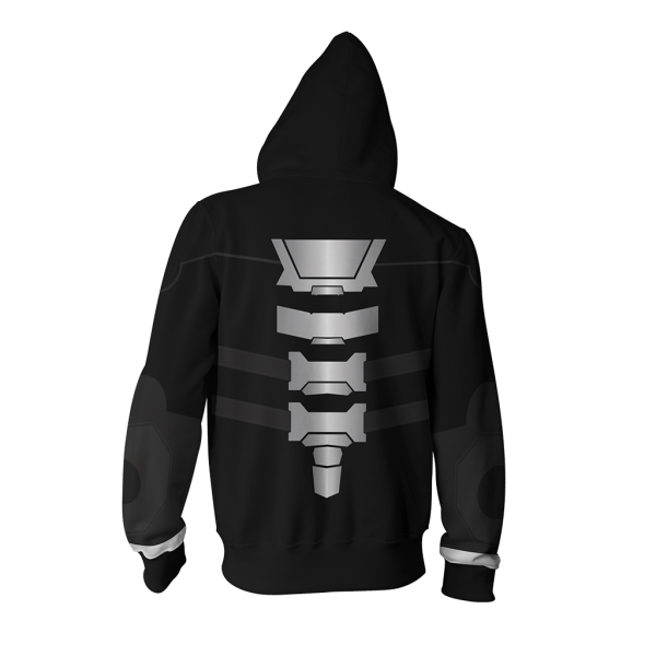 Overwatch Reaper Cosplay Zip Up Hoodie Jacket