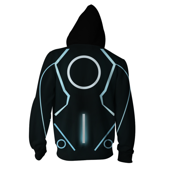 Tron: Legacy Sam Flynn Cosplay Zip Up Hoodie Jacket