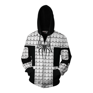 The Amazing Spider-Man Spider Armor Cosplay Zip Up Hoodie Jacket   