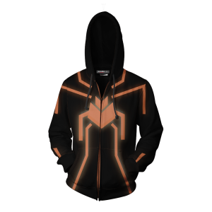 The Amazing Spider-Man The Stealth Version Cosplay Zip Up Hoodie Jacket   