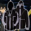 Sword Art Online Kirito Cosplay (ALfheim Online Ver) Zip Up Hoodie Jacket XS