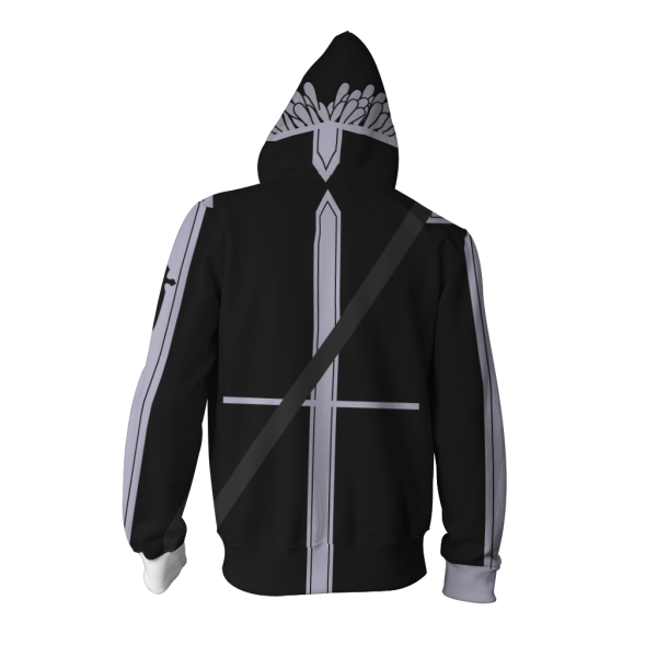 Sword Art Online Kirito Cosplay (ALfheim Online Ver) Zip Up Hoodie Jacket