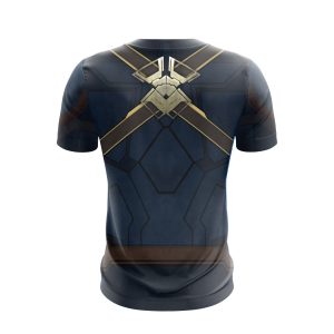 Captain America Cosplay Unisex 3D T-shirt   