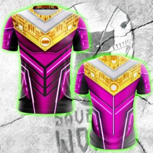 Power Ranger ZEO Cosplay Unisex 3D T-shirt S Pink Ranger 