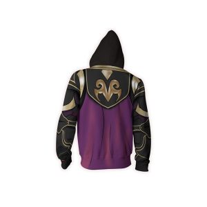 Fire Emblem Xander Cosplay Zip Up Hoodie Jacket   