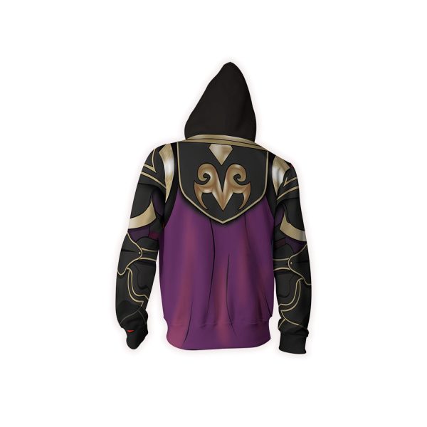 Fire Emblem Xander Cosplay Zip Up Hoodie Jacket