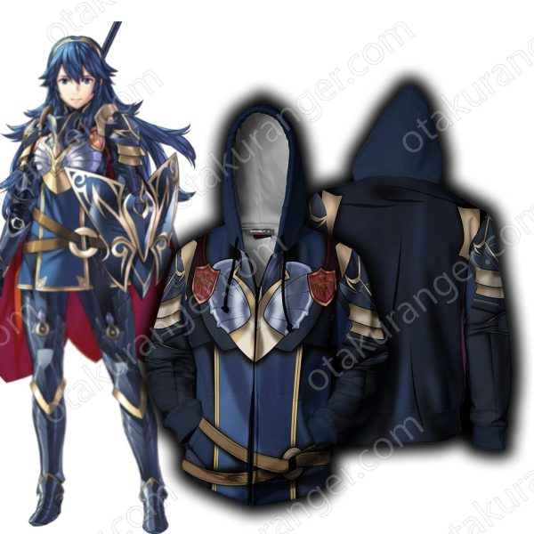 Fire Emblem Brave Lucina Cosplay Zip Up Hoodie Jacket XS