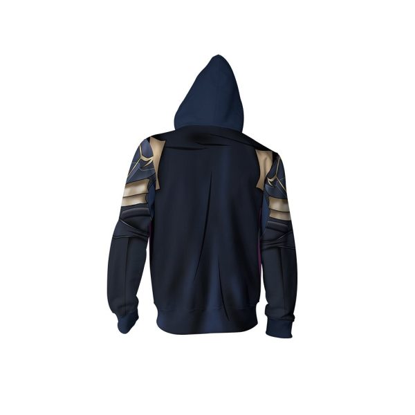 Fire Emblem Brave Lucina Cosplay Zip Up Hoodie Jacket