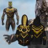 Black Panther Cosplay Zip Up Hoodie Jacket XS