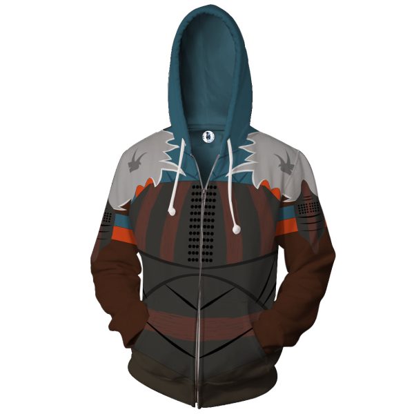 M'Baku Cosplay Zip Up Hoodie Jacket