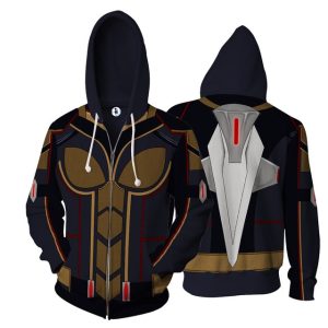 The Wasp Cosplay Zip Up Hoodie Jacket XS