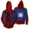 Superhero Spider Man Cosplay Zip Up Hoodie Jacket XS