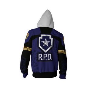 Resident Evil Raccoon Police Department 3D Hoodie   