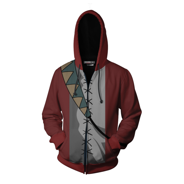 Mugen Samurai Champloo Cosplay Zip Up Hoodie Jacket