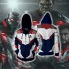 Avengers: Endgame Cosplay Zip Up Hoodie Jacket XS