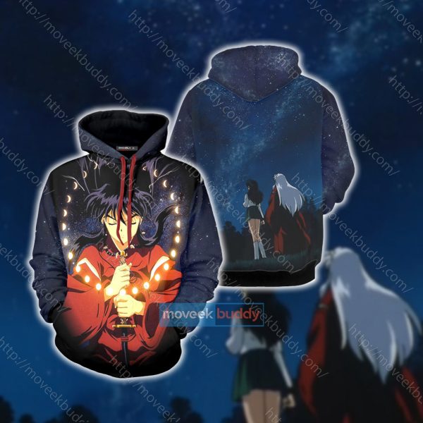 Inuyasha 3D Hoodie S