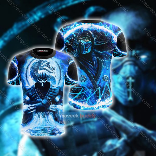 Mortal Kombat Subzero Cosplay Unisex 3D T-shirt T-shirt S