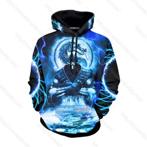 Mortal Kombat Subzero Cosplay Unisex 3D T-shirt   