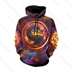 Mortal Kombat Scorpion 3D Hoodie   