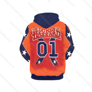 The Dukes Of Hazzard 3D Hoodie   