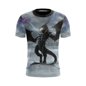 The Elder Scrolls V: Skyrim - Dragon Alduin Unisex 3D T-shirt   