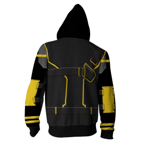 Hawkeye - Ronin Cosplay Zip Up Hoodie Jacket   