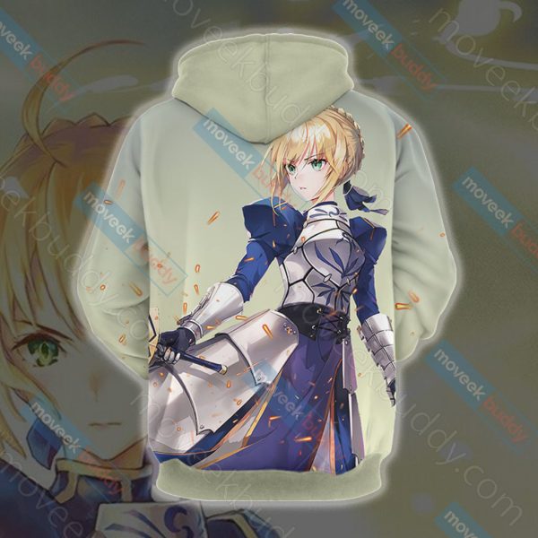 Fate/Stay Night Saber (Artoria Pendragon) Unisex 3D T-shirt