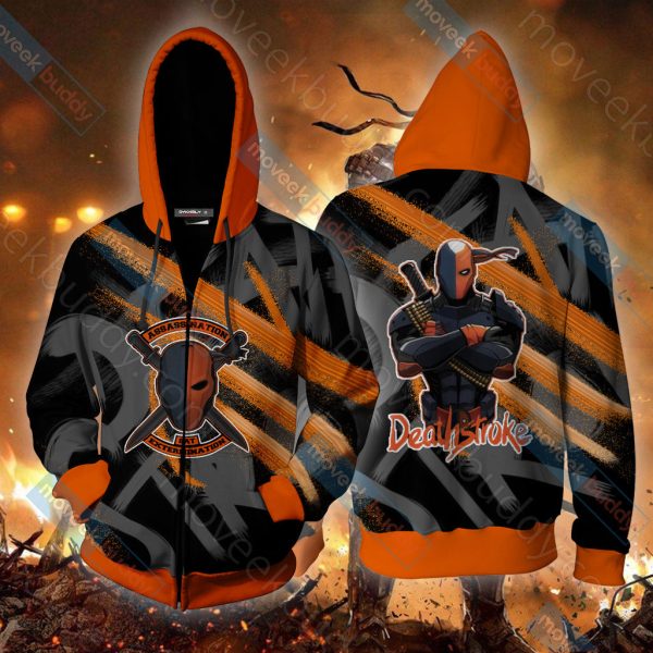 Deathstroke The Terminator Zip Up Hoodie XS