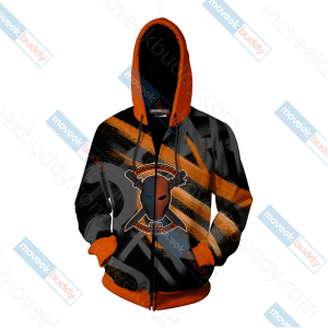 Deathstroke The Terminator Zip Up Hoodie   