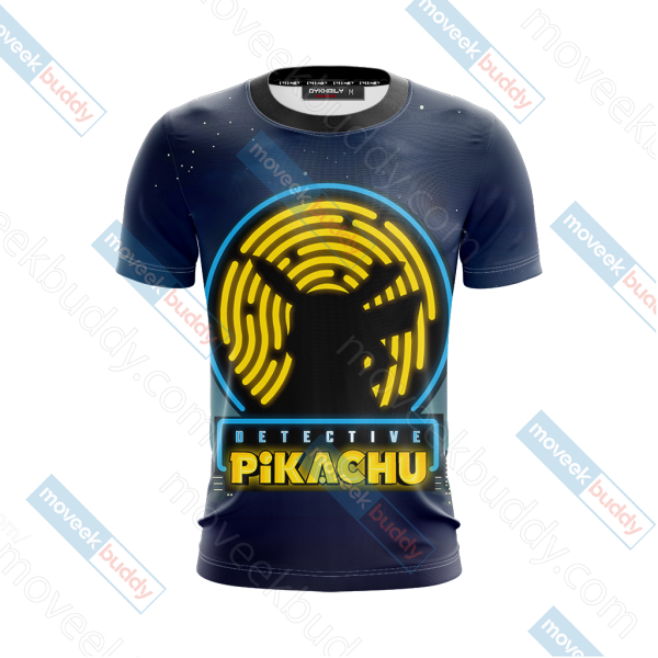 Pokemon Detective Pikachu Unisex 3D T-shirt