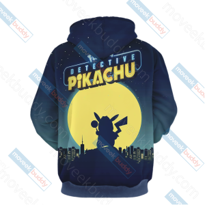 Pokemon Detective Pikachu Unisex 3D T-shirt   