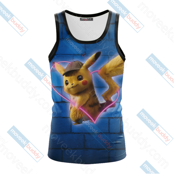 Our Love Is Electric Detective Pikachu New Unisex 3D T-shirt