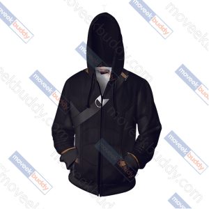 The Avengers 4 Hawkeye (Clint Barton) Cosplay Zip Up Hoodie Jacket   