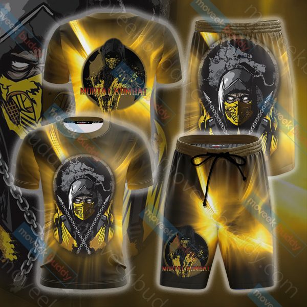 Mortal Kombat Scorpion New Look Unisex 3D T-shirt