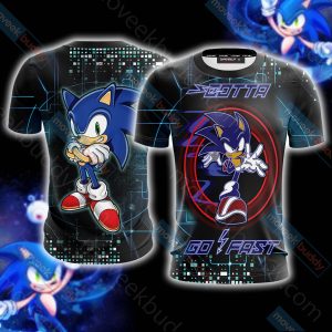 Sonic The Hedgehog Unisex 3D T-shirt